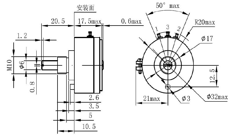 WDD32Z導電塑料電位器